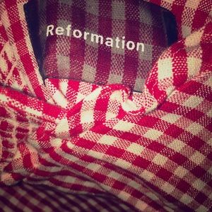 Plaid Reformation Dress